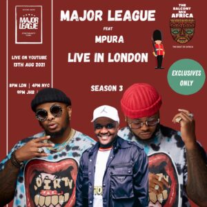 Major League Djz - Amapiano Balcony Mix Live In London with Mpura (Tribute to Mpura)
