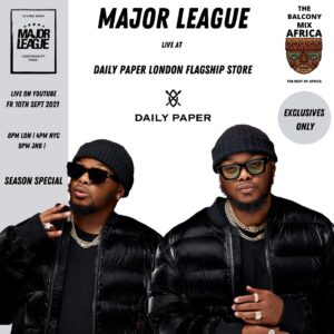 Major League Djz - Amapiano Balcony Mix Africa Live At Daily Paper Flagship Store in London