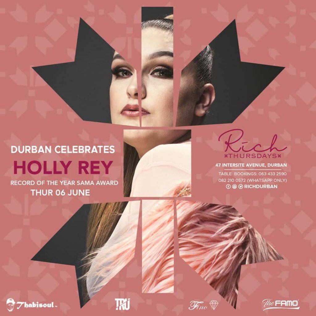 Holly Rey's home town welcomes her back from SAMA win in style