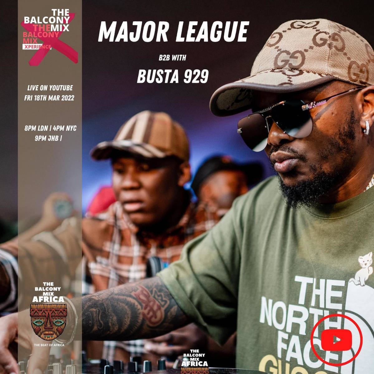 Major League DJz & Busta 929 - Amapiano Balcony Mix Live B2B S4 | EP 11 ...