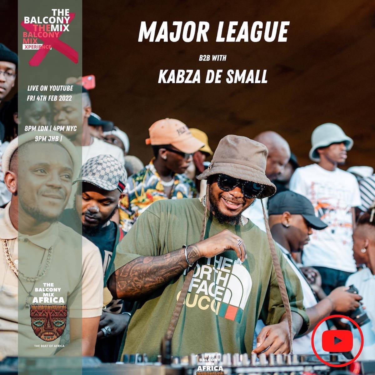 Major League & Kabza De Small - Amapiano Balcony Mix Live B2B S4 | EP 9 ...