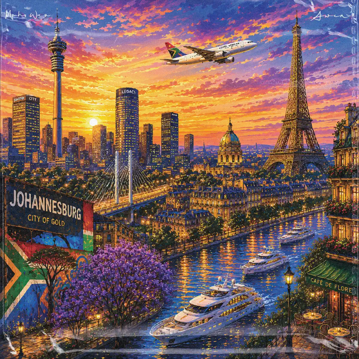 Mpho.Wav, Awen - jozi to paris (EP)