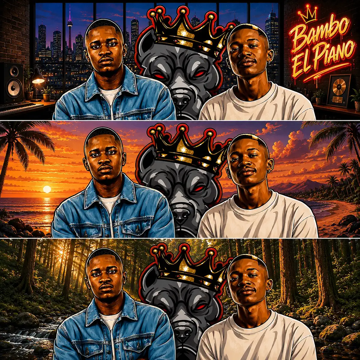 Top Dawg MH, Lowbass Djy & Kgocee - Bambo El Piano [Original]