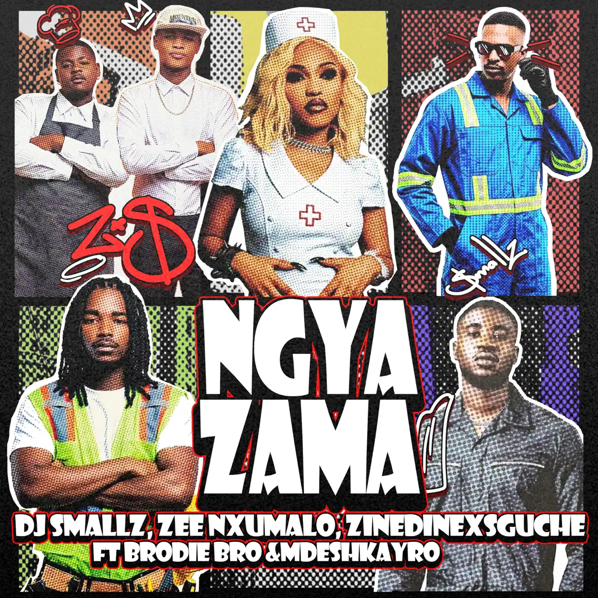 DJ Smallz, Zee Nxumalo & ZinedinexSguche - Ngyazama (feat. Brodie.Bro & Mdeshkayro)