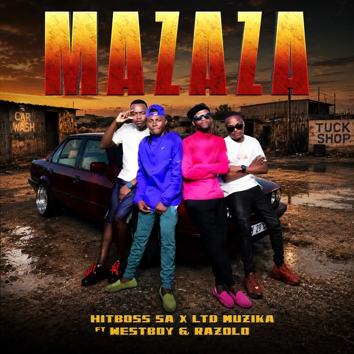 Hitboss SA & LTD Muzika - Mazaza (feat. Westboy & Razolo)